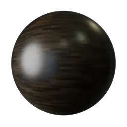 Dark walnut parquet