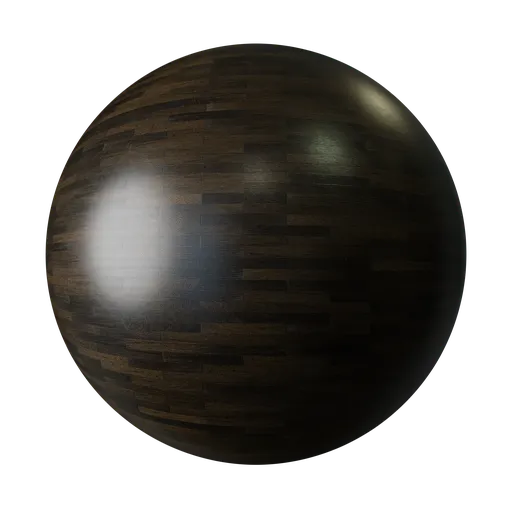 Dark walnut parquet