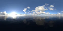 Sunset cloud yellow light