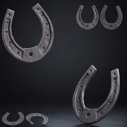 Weathered Iron Horseshoe