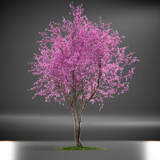 Tree Eastern Redbud Animated