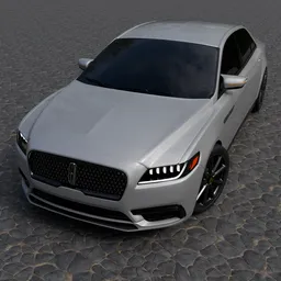 Lincoln Continental(Rigged)