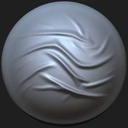 Circular Draped Pleats