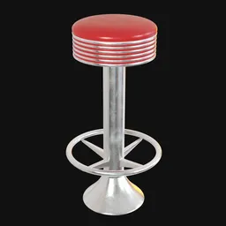 Retro Diner Stool