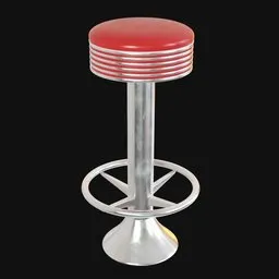 Retro Diner Stool