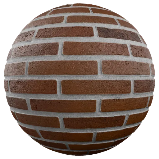 Dark Brown Painted Brick Wall