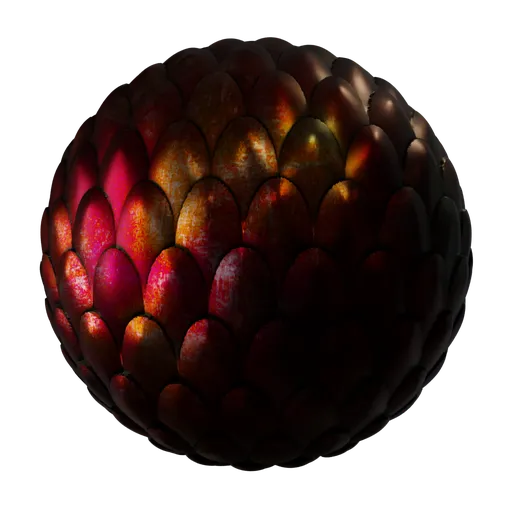 Scales Reptile Red