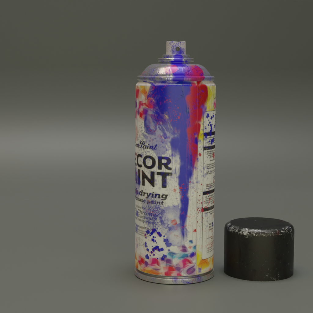 BlenderKit | Download the FREE Paint Spray model