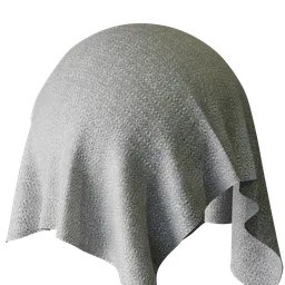 Plain Grey Chenille