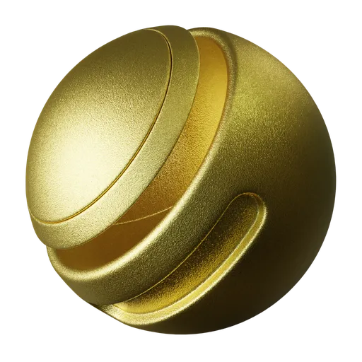 Sandblasted pale gold