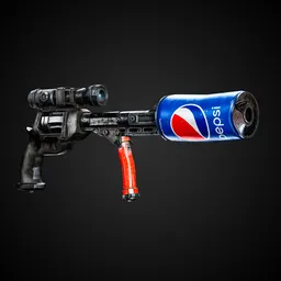 Apocalyptic Game-Ready Guns + 4K Textures | BlenderKit Series