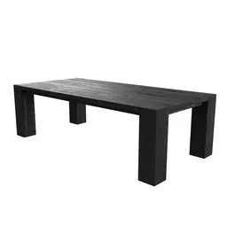 Indoor Hamali Block Timber Dining Table