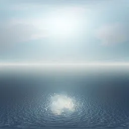 Bright Midday Ocean Sky HDRI