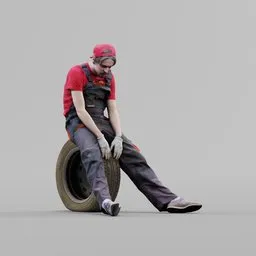 Car Mechanic Character