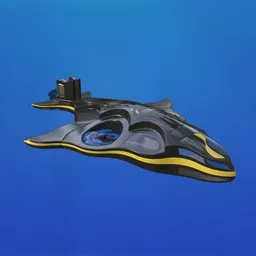 "Concept Submarine, an intriguing historic watercraft 3D model for Blender 3D. Designed for the research of sea and ocean, this unique creation showcases elements of Subnautica, Batman's batmobile, and Zaha Hadid's architectural influence. Explore this captivating blend of art, technology, and exploration in our 3D model."
