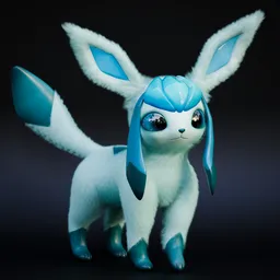 Glaceon Pokemon (Rigged)