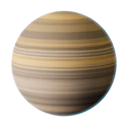 Procedural Saturn Planet Material