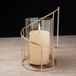 Modern decorative candle