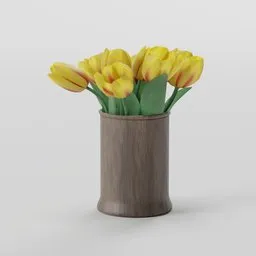 Yellow Tulip Bouquet
