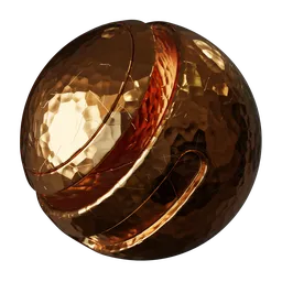 Scratched Polished Copper