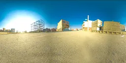 Urban Construction Zone Sunset HDRi