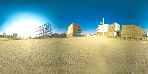Urban Construction Zone Sunset HDRi