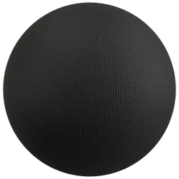 Black Fabric PBR Material