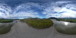 River and Landscape Aerial