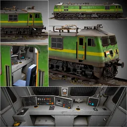 Indian WAP-7 Electric Locomotive