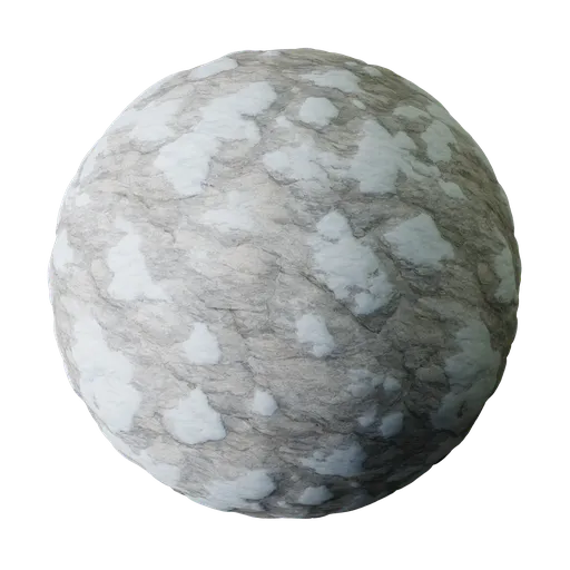 Rock With Snow