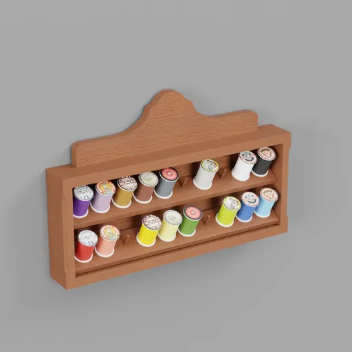 DIY Thread Shelf