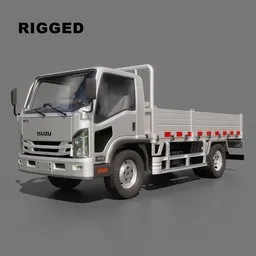 Isuzu Elf Flatbed Truck