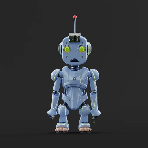 Rigged Robot