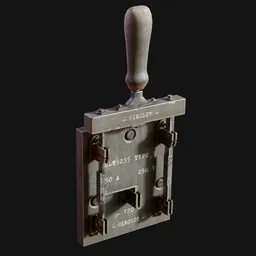 Early 1900s Double-Blade Knife Switch