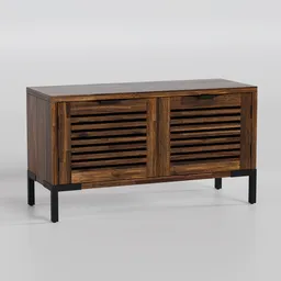 Media Console - Metal Leg