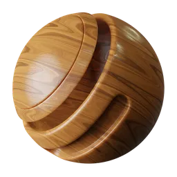 Polished Smooth Wood Grain