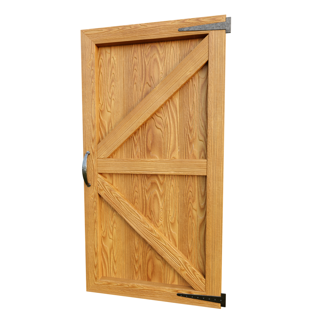 Wooden Garden Gate Door 3D Door models BlenderKit