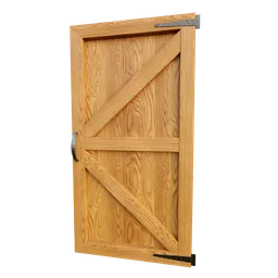 Wooden Garden Gate Door