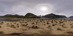 Mountain Landscape Sunny Day