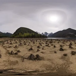 Mountain Landscape Sunny Day