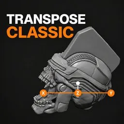 Transpose Classic : ZBrush Style Action Line to Move, Rotate and Scale Masked Sculpts