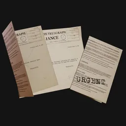 Office Telegram Clutter