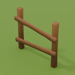 Low Poly Fence 1