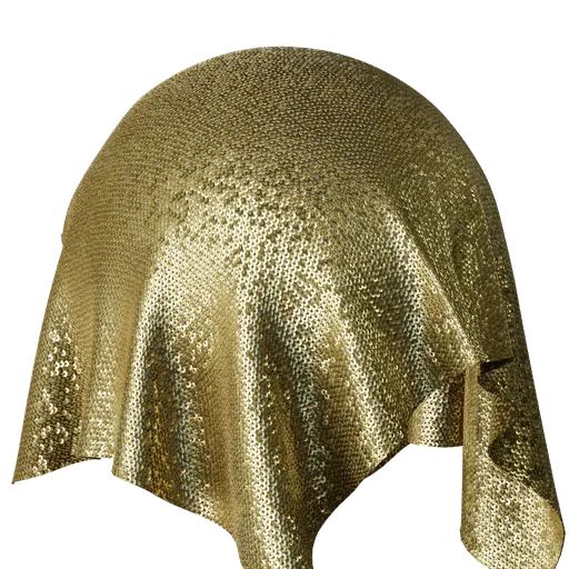Golden sequins