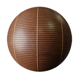 Wooden decorative wall