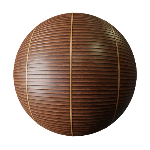 Wooden decorative wall