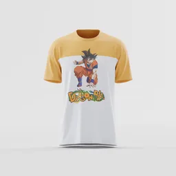 Goku Dragon Ball Z Color-Block Tee