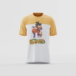 Goku Dragon Ball Z Color-Block Tee