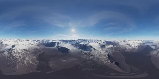 Mountain Landscape Sunny Day