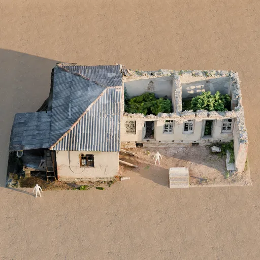 Ruined Rural House